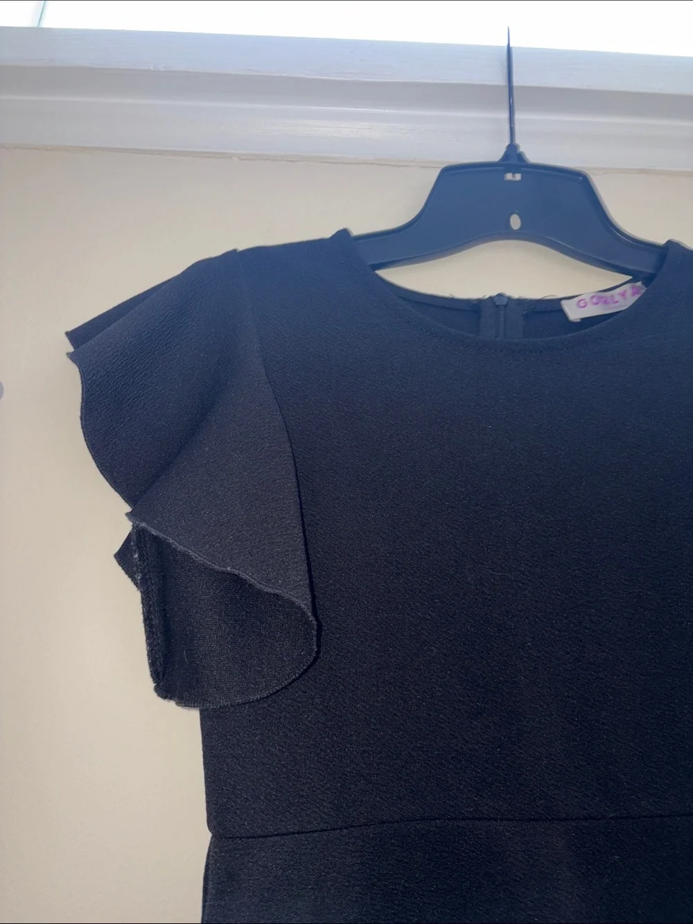 Black dress with pockets